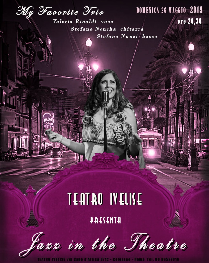 Teatro Ivelise | Ultimo appuntamento con JAZZ IN THE THEATRE il 26 maggio